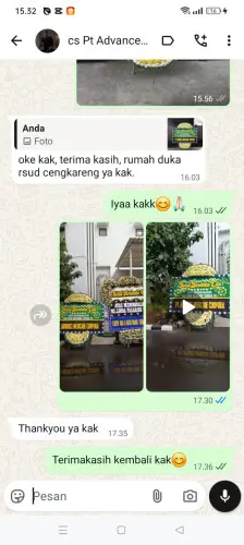 Testimonial Papan Bunga Pernikahan kawasan industri konawe