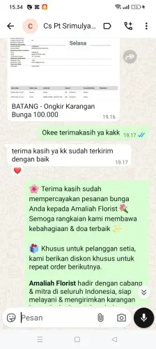 Testimonial Papan Bunga kawasan industri konawe