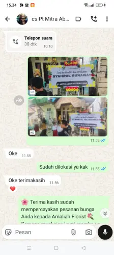 Testimonial Papan Bunga kawasan industri konawe